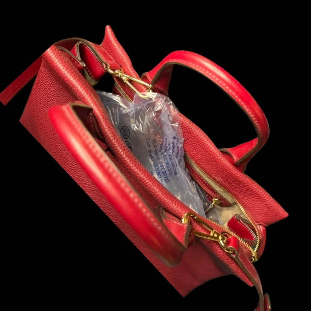 Michael Kors Cherry Red Satchel - Picture 6 of 16